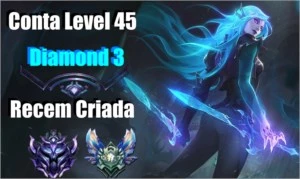 Conta Diamante 3 Level 45 - League of Legends LOL