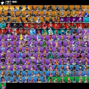Conta Fortnite Rara Capitulo 1 - 197 Skins, 161 Picaretas ++