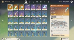 Conta com Venti com constelação + 3 armas 5 estrelas. - Genshin Impact
