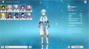 Conta com Venti com constelação + 3 armas 5 estrelas. - Genshin Impact