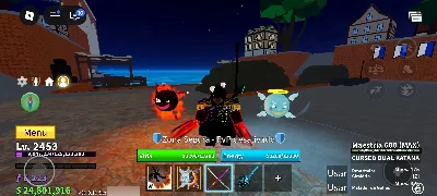 Blox Fruits Level 2453 |  Raça V4 Desperta | 80 robux - Roblox