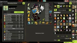 Iop Equipado level 200 Brutas - Dofus
