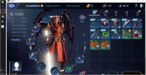 Conta de mir4 lanceiro lvl 68 , 73k power
