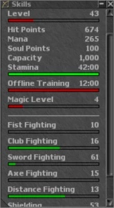 Tibia - Char Knight lvl 43