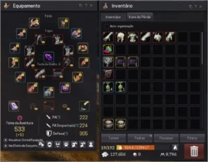 Striker 61 - Full Peso - 222 PA de Kutum e 533 Fama Pets T4 - Outros