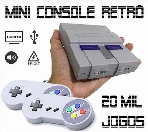 Nintendo mini, com fio, 20021 jogos - Produtos Físicos