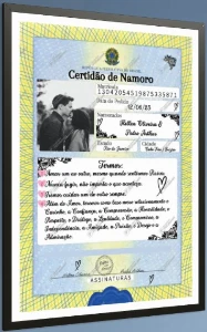 Certidão De Namoro - Dia Dos Namorados - Outros