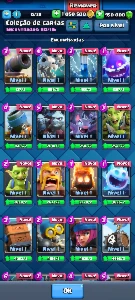 clash royale, com gema infinito,todas cartas - Outros