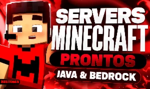 Minecraft Servers Prontos JAVA&BEDROCK