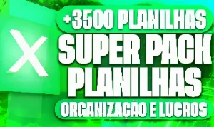 Pack Premium 3500 Planilhas Editáveis No Excel - Outros
