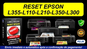 Reset Epson Almofadas com Tinta Cheia - L110-L210-L300-L350 - Outros