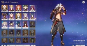 Conta com Itto e Jean ar 26 - Genshin Impact