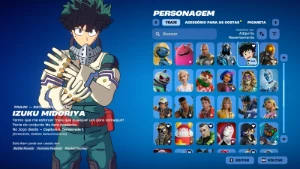 >>Conta Fortinite | 54 skins | Izuku Midoriya | ENTREGA AUTO - Fortnite