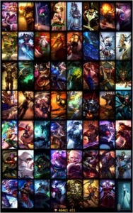 CONTA PLATINA 4 - VARIAS SKINS - League of Legends LOL