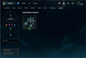 Conta ouro 2 com 25 Champs 3 Skins + 4 Fragmentos - League of Legends LOL
