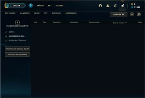 Conta ouro 2 com 25 Champs 3 Skins + 4 Fragmentos - League of Legends LOL