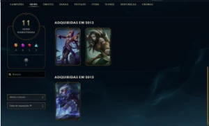 Conta Lol com Elise Vitoriosa+ Morgana Vitoriosa+ Sivir Vito - League of Legends