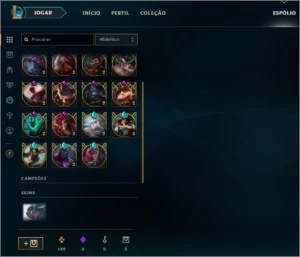Conta Lol - Prata 3 com 41 Skins e 81 Campeões! - League of Legends