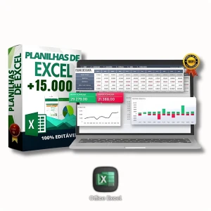 Super Pack Excel +15.000 Planilhas Prontas E Editáveis