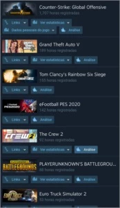CONTA STEAM - LV52 - 43 JOGOS - AGUIA 2  CSGO - LEVEL 56 R6