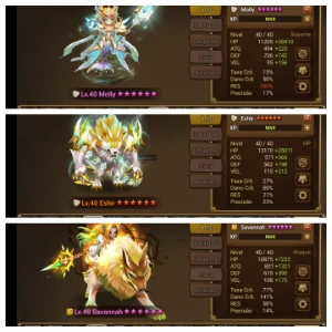 Conta G1/C3 Global com 1 LD - Summoners War