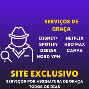 SITE SECRETO QUE FORNECE SERVIÇOS POR ASSINATURA DE GRAÇA! - Assinaturas e Premium