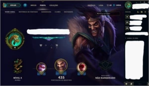 Conta de LoL - 73 skins / Borda de Platina - League of Legends