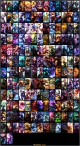 Conta league of legends lvl 281 com bastante skins LOL