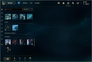 Conta league of legends lvl 281 com bastante skins LOL