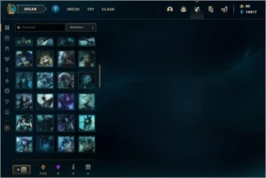 Conta league of legends lvl 281 com bastante skins LOL