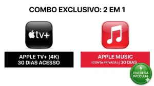 Apple Tv+ & Music (30 Dias) - Combo | Entrega Imediata - Assinaturas e Premium