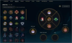 Conta lol atual plat 5 borda de diamante +100 skins - League of Legends