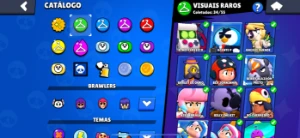 Conta brawl Stars com muitas skins e troféu preço negociável