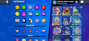 Conta brawl Stars com muitas skins e troféu preço negociável