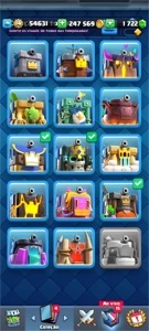 Conta com 29 cartas full - Clash Royale