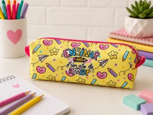 Kit 10 Estojos Personalizados para Professores - Artesanato e Personalizados