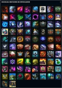 CONTA COM BORDA PLATINA E MUITAS SKINS! - League of Legends LOL