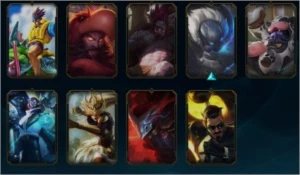 CONTA LOL 78 SKINS - League of Legends