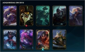 CONTA LOL 78 SKINS - League of Legends