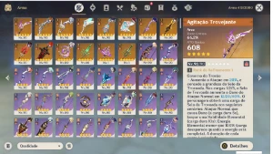 Conta Genshin Impact END GAME AR 58 Main Diluc