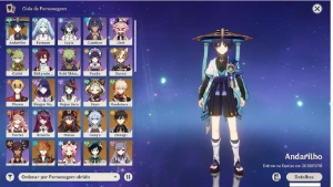 Conta Genshin Impact END GAME AR 58 Main Diluc