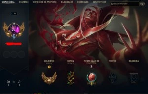 Conta lv 33, 75% de win rate ouro2 - League of Legends LOL