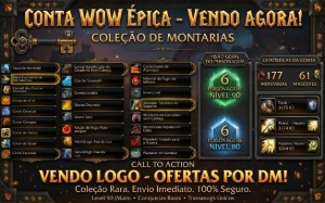 Conta World Of Warcraft ~ Wow Retail - Blizzard