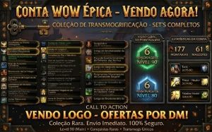Conta World Of Warcraft ~ Wow Retail - Blizzard