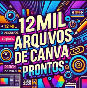 Mega Pack Canva: +12.000 Posts Prontos 100% Editáveis - Others