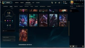 Conta De Lol lvl 60  e receba uma de brinde level 67 - League of Legends