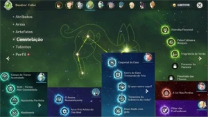 Genshin Impact Zhongli+Yoimiya+Ganyu+Atlas Celestial AR47