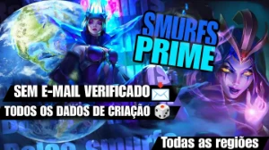 Conta Smurf Unranked TODAS AS REGIÕES - League of Legends LOL