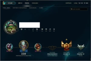Conta League of legends Ouro ,105, champs, 64 skins LOL