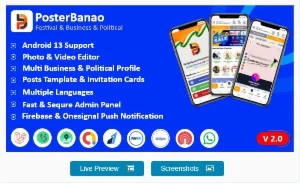 [Script App] Posterbanao - App De Edição Foto E Video